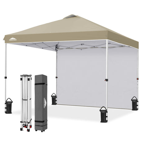 10x10 Pop Up Canopy Tent with 1 Sidewall - Eagle Peak®