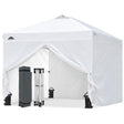 10x10 Pop Up Canopy Tent with Four Sidewalls - Eagle Peak