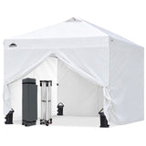 10x10 Pop Up Canopy Tent with Four Sidewalls - Eagle Peak
