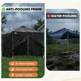 10x10 Pop Up Canopy Tent with Four Sidewalls - Eagle Peak