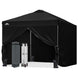 10x10 Pop Up Canopy Tent with Four Sidewalls - Eagle Peak