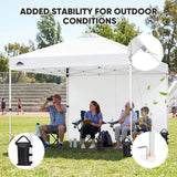 10x10 Pop Up Canopy Tent with One Sidewall - Eagle Peak