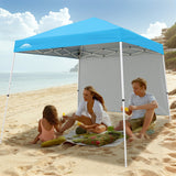 10x10 Pop Up Canopy Tent with Wall Panel, 10x10 Base 8x8 Top - Eagle Peak Custom Canopy Tent