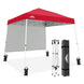 10x10 Pop Up Canopy Tent with Wall Panel, 10x10 Base 8x8 Top - Eagle Peak Custom Canopy Tent