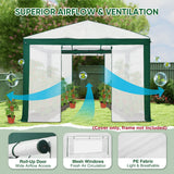 10X10 Replacement Top cover of Walk in Greenhouse with Polyester Reinforced Corners - Eagle Peak Custom Canopy Tent