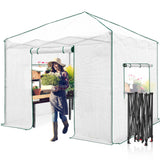 10x10 Walk In Pop Up Greenhouse - Eagle Peak Custom Canopy Tent