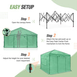 10x10 Walk In Pop Up Greenhouse - Eagle Peak