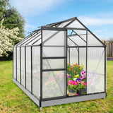 10x6x7 Polycarbonate and Aluminum Walk - in Greenhouse - Eagle Peak Custom Canopy Tent