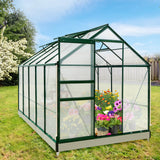 10x6x7 Polycarbonate and Aluminum Walk - in Greenhouse - Eagle Peak Custom Canopy Tent