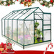 10x6x7 Polycarbonate and Aluminum Walk - in Greenhouse - Eagle Peak Custom Canopy Tent