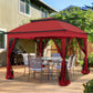 11x11 Pop Up Gazebo Tent with Netting - Eagle Peak Custom Canopy Tent