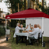 12x12 Commercial Heavy Duty Pop up Canopy with 1 Sidewall - Eagle Peak Custom Canopy Tent