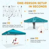 12x12 ft Pop Up Canopy Tent - Eagle Peak