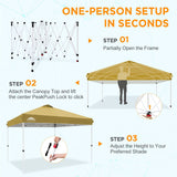 12x12 Pop Up Canopy Tent Easy Up Canopy Outdoor - Eagle Peak®