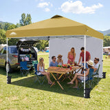 12x12 Pop Up Canopy Tent with 1 Sidewall - Eagle Peak®