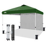 12x12 Pop Up Canopy Tent with 1 Sidewall - Eagle Peak®