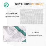 12x8 Pop Up Replacement Greenhouse Cover (GH96 - GRN - AZ - SP017) - Eagle Peak Canopy and Outdoor Products