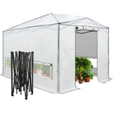 12x8 Portable Large Walk - in Pop Up Greenhouse - Eagle Peak Custom Canopy Tent