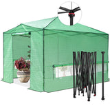 12x8 Portable Large Walk - in Pop Up Greenhouse - Eagle Peak