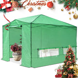 12x8 Portable Large Walk - in Pop Up Greenhouse - Eagle Peak Custom Canopy Tent