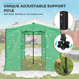 12x8 Portable Large Walk - in Pop Up Greenhouse - Eagle Peak Custom Canopy Tent