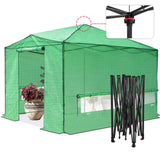 12x8 Portable Large Walk - in Pop Up Greenhouse - Eagle Peak Custom Canopy Tent