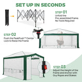 12x8 Walk In Pop Up Greenhouse, Support Pole - Eagle Peak®