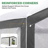 12x8 Walk In Pop Up Greenhouse, Support Pole - Eagle Peak®