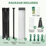12x8 Walk In Pop Up Greenhouse, Support Pole - Eagle Peak®
