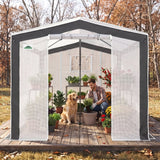 12x8 Walk In Pop Up Greenhouse, Support Pole - Eagle Peak®