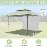 13x13 Pop Up Canopy Tent Sidewall, Extended Eaves - Eagle Peak®