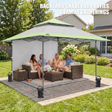 13x13 Pop Up Canopy Tent With Sidewall - Eagle Peak®