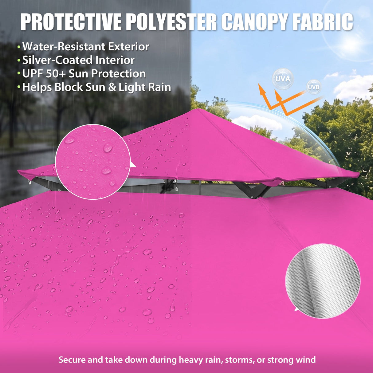 13x13 Pop Up Canopy Tent With Sidewall - Eagle Peak®
