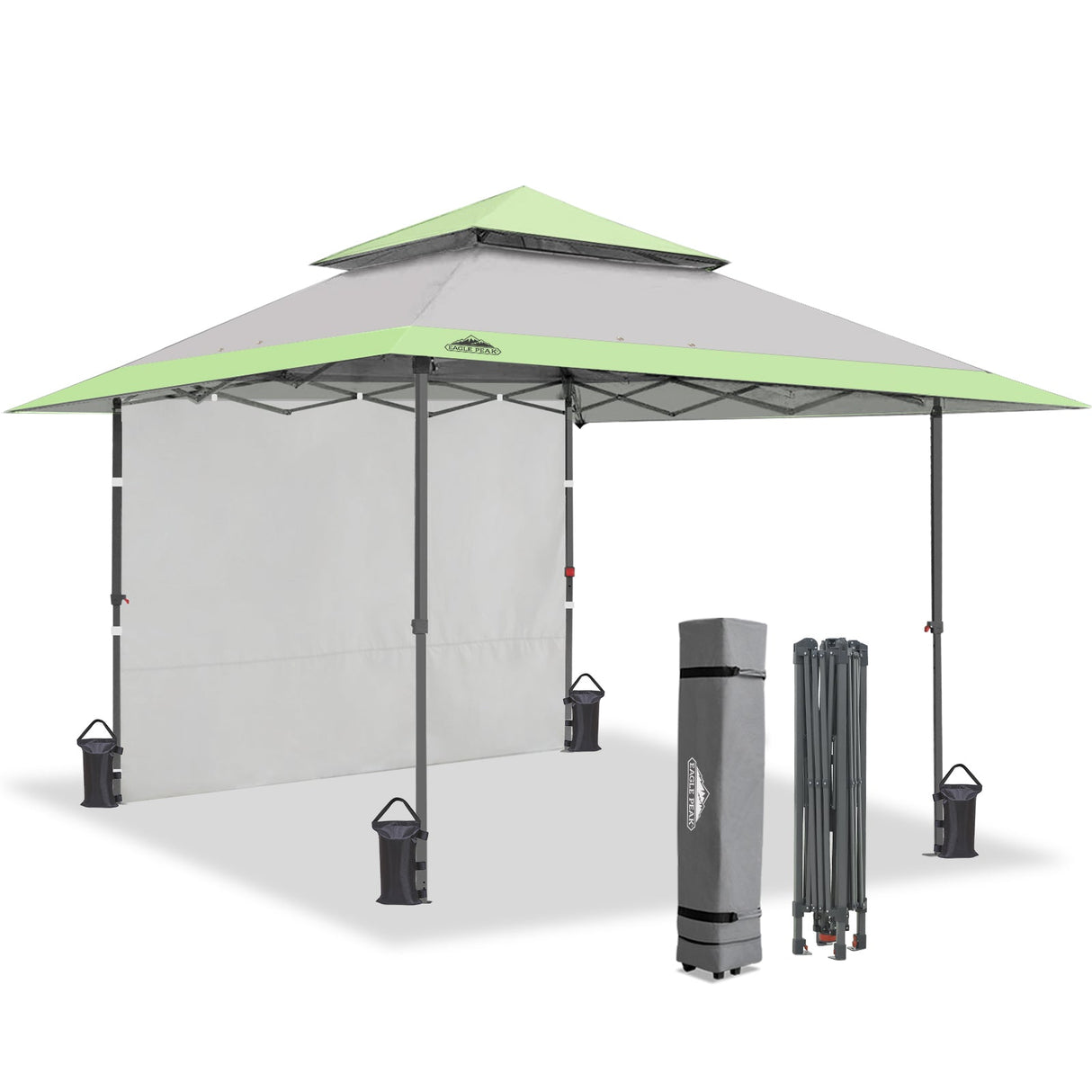 13x13 Pop Up Canopy Tent With Sidewall - Eagle Peak®