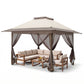 13x13 Pop Up Gazebo with Netting w/ 169 sqft of Shade - Eagle Peak®