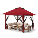 13x13 Pop Up Gazebo with Netting w/ 169 sqft of Shade - Eagle Peak®