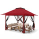 13x13 Pop Up Gazebo with Netting w/ 169 sqft of Shade - Eagle Peak®