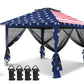 13x13 Pop Up Gazebo with Netting w/ 169 sqft of Shade - Eagle Peak Custom Canopy Tent