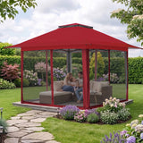 13x13 Pop Up Gazebo with Netting w/ 169 sqft of Shade - Eagle Peak®