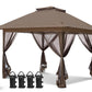 13x13 Pop Up Gazebo with Netting w/ 169 sqft of Shade - Eagle Peak Custom Canopy Tent