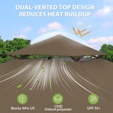 13x13 Straight Leg Pop Up Canopy Tent with 169 sqft of Shade - Eagle Peak®