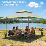 13x13 Straight Leg Pop Up Canopy Tent with 169 sqft of Shade - Eagle Peak®