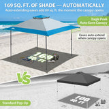 13x13 Straight Leg Pop Up Canopy Tent with 169 sqft of Shade - Eagle Peak®