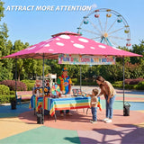13x13 Straight Leg Pop Up Canopy Tent with 169 sqft of Shade - Eagle Peak