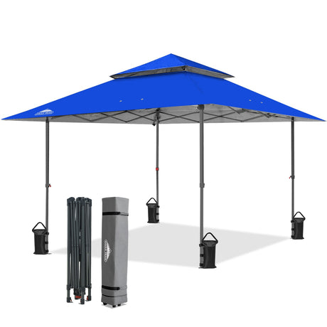 13x13 Straight Leg Pop Up Canopy Tent with 169 sqft of Shade - Eagle Peak®