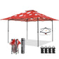 13x13 Straight Leg Pop Up Canopy Tent with 169 sqft of Shade - Eagle Peak
