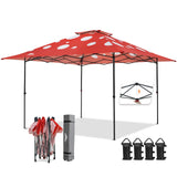 13x13 Straight Leg Pop Up Canopy Tent with 169 sqft of Shade - Eagle Peak