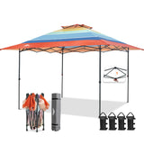13x13 Straight Leg Pop Up Canopy Tent with 169 sqft of Shade - Eagle Peak