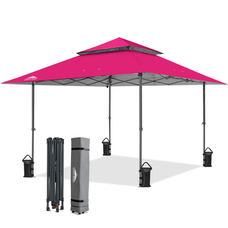13x13 Straight Leg Pop Up Canopy Tent with 169 sqft of Shade - Eagle Peak®