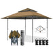 13x13 Straight Leg Pop Up Canopy Tent with 169 sqft of Shade - Eagle Peak Custom Canopy Tent